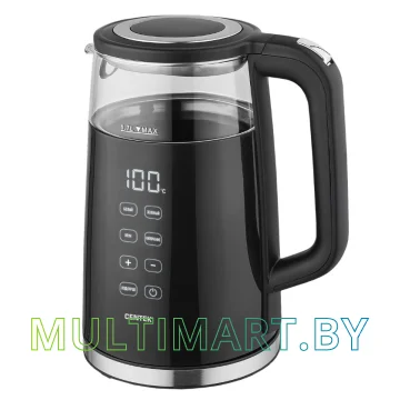 Электрочайник CENTEK CT-0039 (черный/стекло)